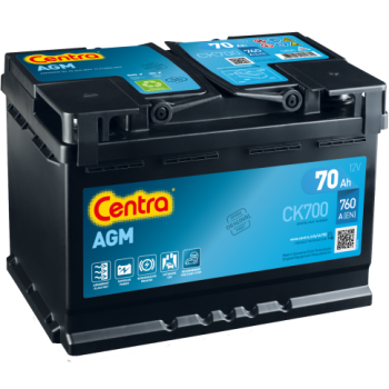 Akumulator CENTRA AGM CK700 12V 70Ah 760A