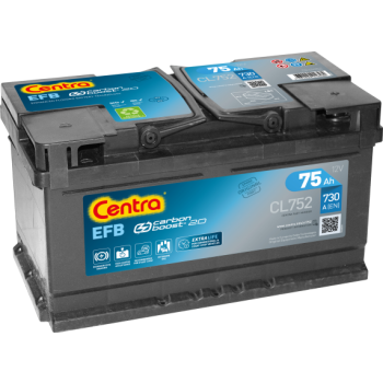Akumulator CENTRA EFB CL752 12V 75Ah 730A
