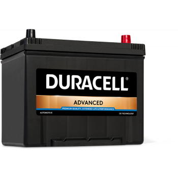 Bezobsługowy akumulator samochodowy Duracell Advanced 70Ah z biegunem P+