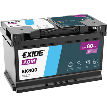 Akumulator EXIDE AGM EK800 12V 80Ah 800A
