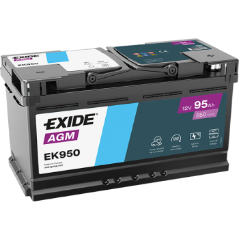 Akumulator EXIDE AGM EK950 12V 95Ah 850A