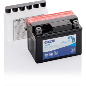 Akumulator Exide YTX4L-BS 3Ah 50A