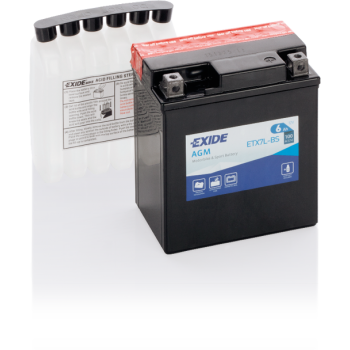Akumulator motocyklowy Exide ETX7L-BS YTX7L-BS 6Ah 100A
