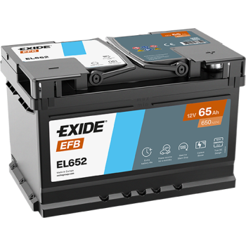 Akumulator EXIDE EFB EL652 12V 65Ah 650A