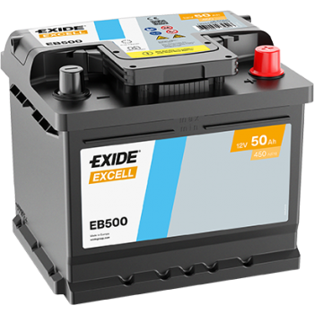 Akumulator Exide Excell EB500 12V 50Ah 450A