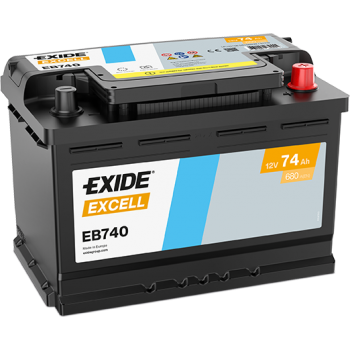 Akumulator Exide Excell EB740 12V 74Ah 680A