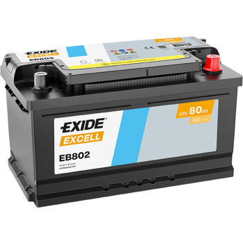 Akumulator Exide Excell EB802 12V 80Ah 700A