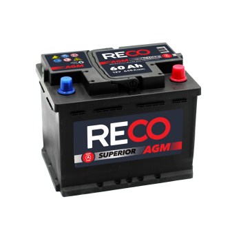 Akumulator RECO AGM RA56064 12V 60Ah 640A