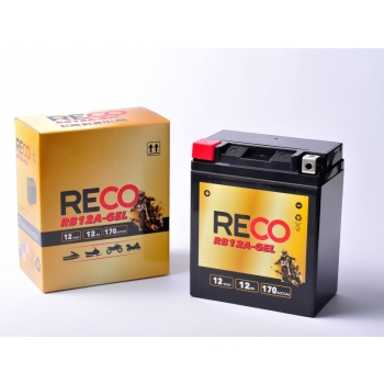 Akumulator RECO RB12A-GEL 12V L+ YB12A