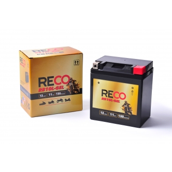 Akumulator RECO RB10L-GEL 12V 11Ah P+ YB10L