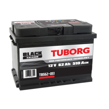 Akumulator Tuborg Black 12V 62Ah 510A TB562-051