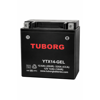 Tuborg YTX14-GEL 12V 12.6Ah 220A AGM fabrycznie aktywowany