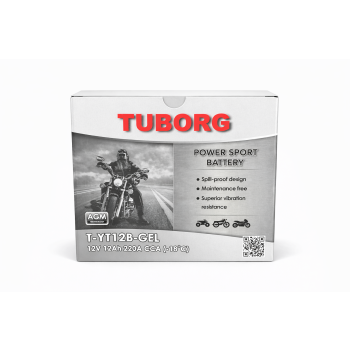 Tuborg YT12B-GEL bezobsługowy akumulator AGM