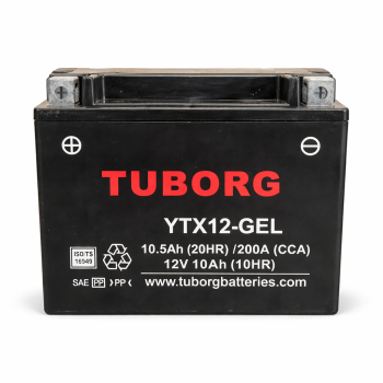 Tuborg YTX12-GEL 12V 10Ah 200A AGM fabrycznie aktywowany