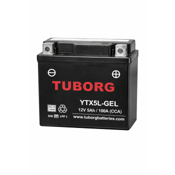 Tuborg YTX5L-GEL 12V 5Ah 100A AGM fabrycznie aktywowany
