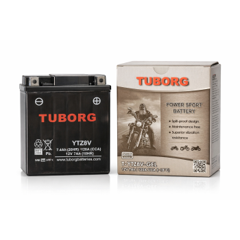Tuborg YTZ8V-GEL 12V 7.4Ah 120A AGM fabrycznie aktywowany