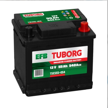 Akumulator Tuborg EFB 12V 55Ah 540A TSE555-054