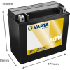 Akumulator motocyklowy VARTA TX20L AGM 18Ah prawy plus