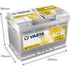 Akumulator AGM Varta A7 70Ah Start-Stop