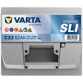 Akumulator samochodowy Varta Dynamic SLI 52Ah
