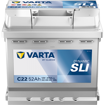 Akumulator VARTA Dynamic SLI C22 12V 52Ah 470A