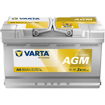 Akumulator VARTA AGM A6 12V 80Ah 800A F21